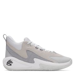 Under Armour Men's Curry Basketball Trainers Grey/White