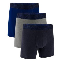Under Armour Logo Boxers 3-Pack Mens Navy/Steel/Ryal