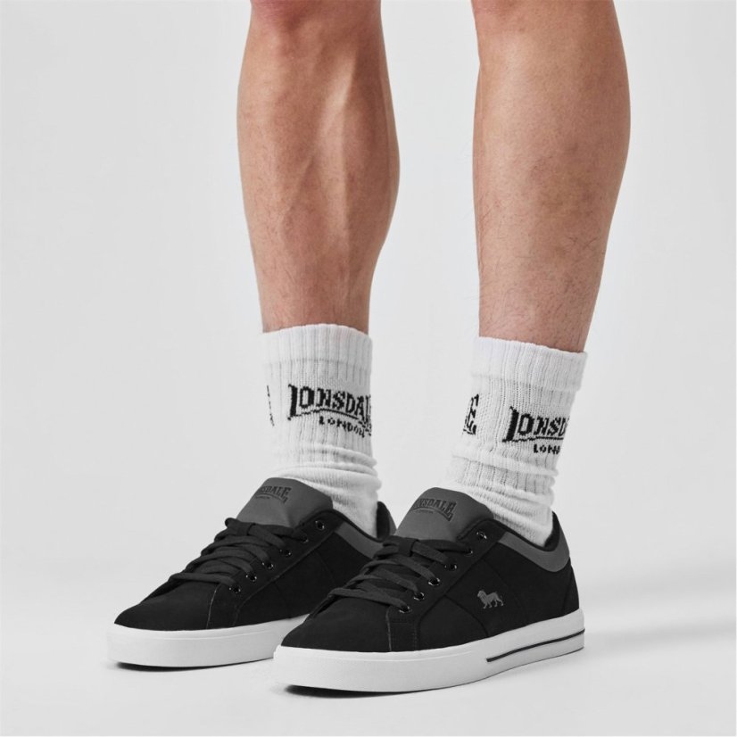 Lonsdale Latimer Trainers Mens Black