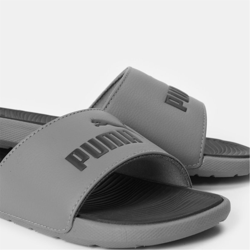 Puma Kids' Cool Cat Pool Slider Dark Grey