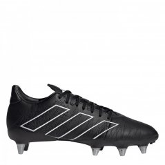 adidas Elite Kakari Soft Ground Rugby Boots Blk/Wht/Crbn