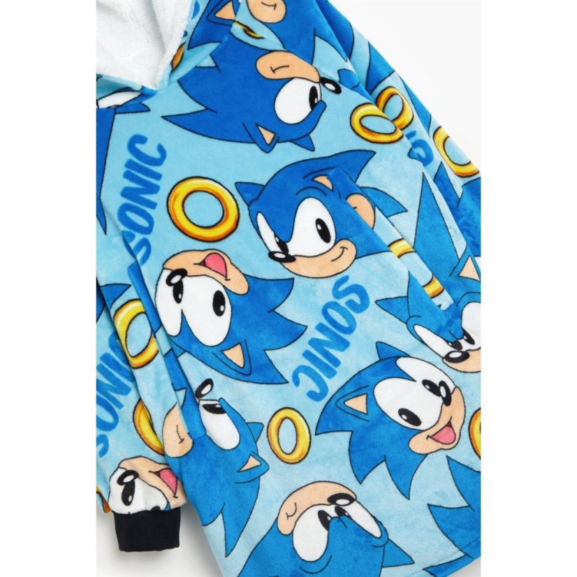 Character the Hedgehog Kids Snuggle Hoodie Blue