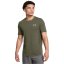Under Armour UA Vanish Seamless Mens Short Sleeve Marine OD Green