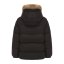SoulCal Kids' Double Zip Detachable Faux Fur Hood Fleece Lined Short Puffer Jacket Black
