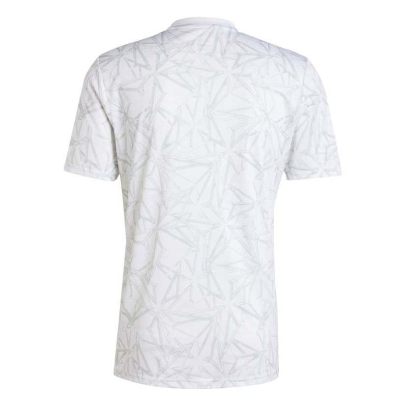 adidas Real Madrid Pre Match Shirt 2024 2025 Adults White