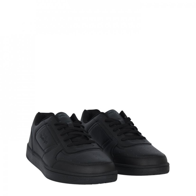 Slazenger Tower Low Trainers Mens Black/Black