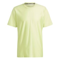 adidas HIIT Workout 3-Stripes pánske tričko Pulse Lime