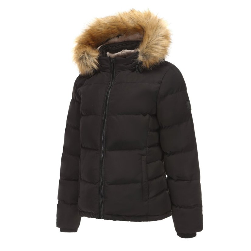 SoulCal Deluxe Winter Warmth Jacket for Ladies Black