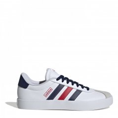 adidas VL Court 3.0 Shoes Mens White/Navy/Red