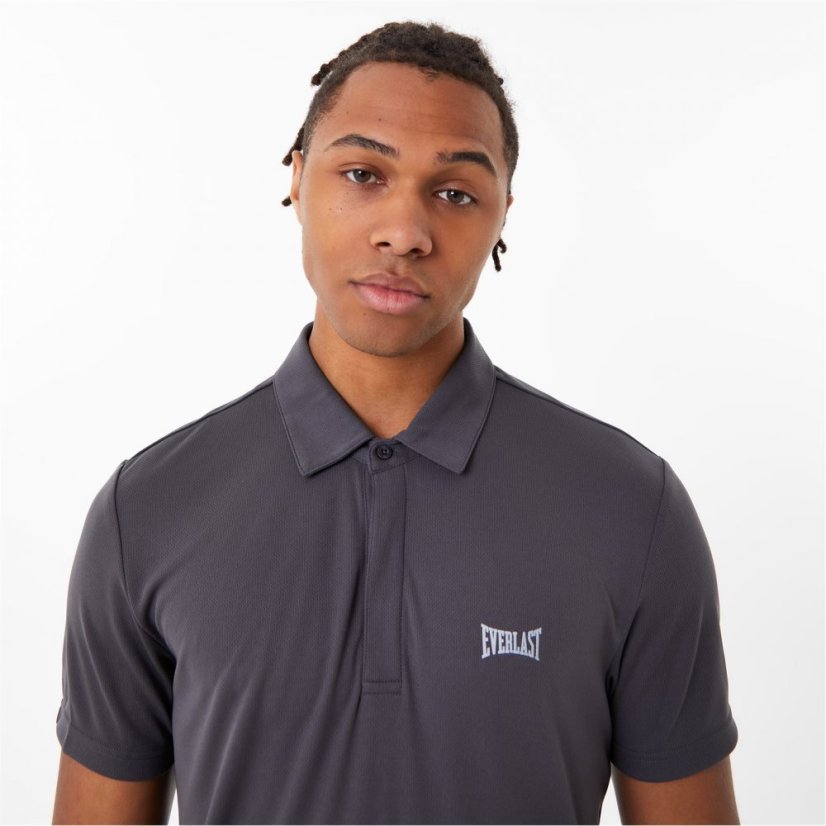 Everlast Logo Polo Shark Grey