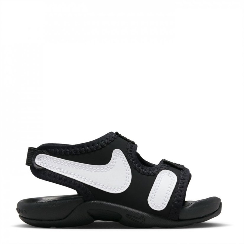 Nike Sunray Adjust 6 Little Kids' Slides Black/White