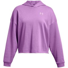 Under Armour Women's Rival Terry Crew Sweatshirt Purple