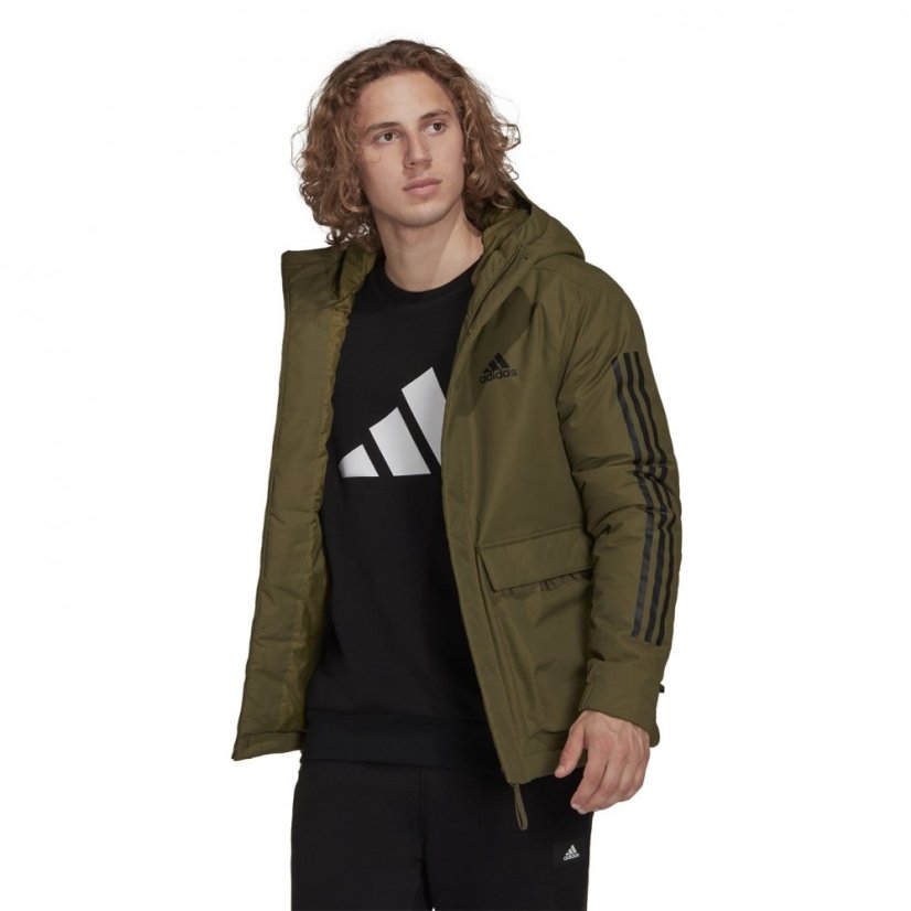 adidas Utility 3S Hooded Jacket Focus Olive