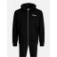 Jack and Jones Mason Zip Hoodie Tracksuit Co-ord Set Mens Black