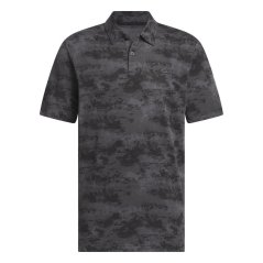 adidas Go-To Printed Mesh pánské polo tričko Black