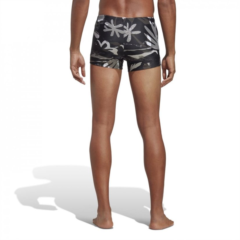 adidas Floral Graphic Swim Boxers Mens black/white