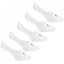 Slazenger Invisible 5 Pack Socks Ladies White