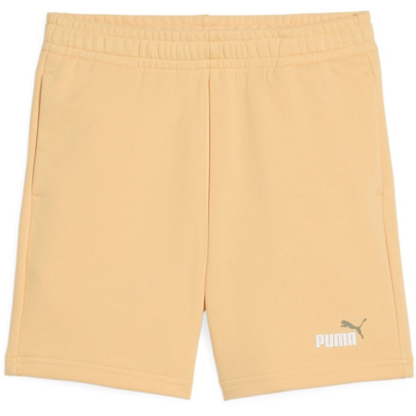 Puma Essentials Logo Fleece Shorts Boys Apricot