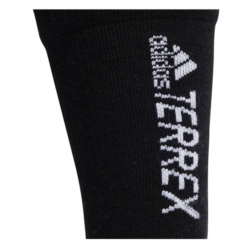 adidas Terrex Cold.Rdy Wool Crew Socks Unisex Quarter Sock Mens Black/White