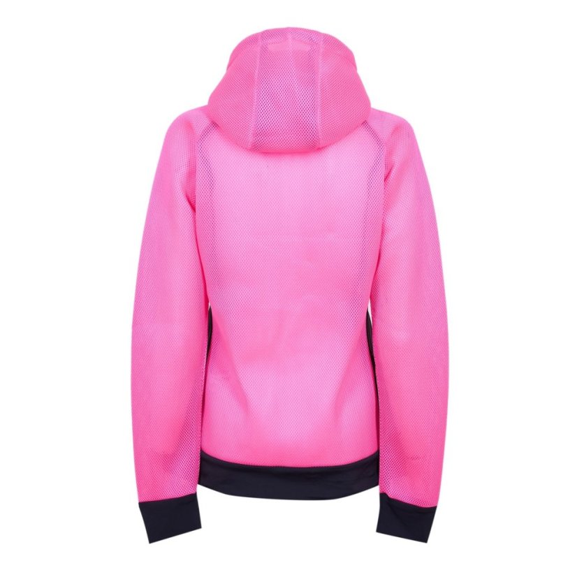 Diadora Women's L. Sweat Fluo Performance Training Jacket Dark Pink