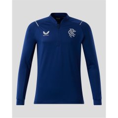Castore Men's Rangers Quarter-Zip Fleece Blue