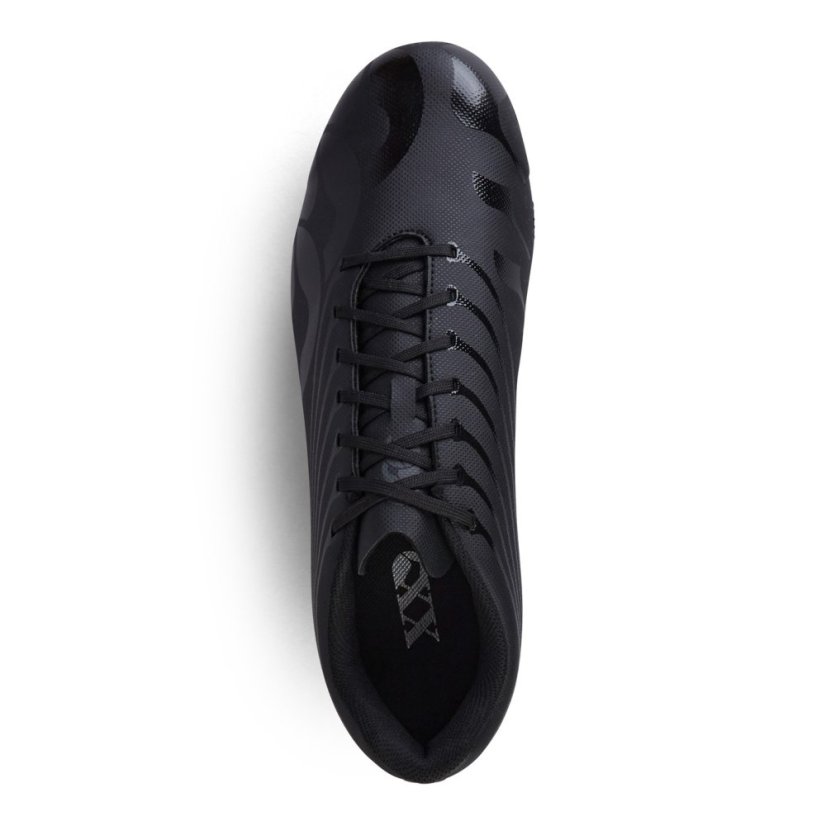 Canterbury Stampede Groundbreak Team Soft Ground Rugby Boots Black/Silver