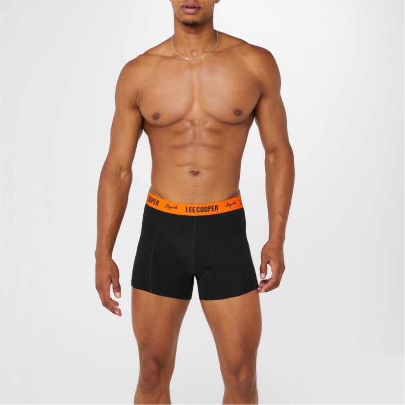 Lee Cooper Cooper Essential Boxer Trunk 10-Pack Mens Black with Multi Band