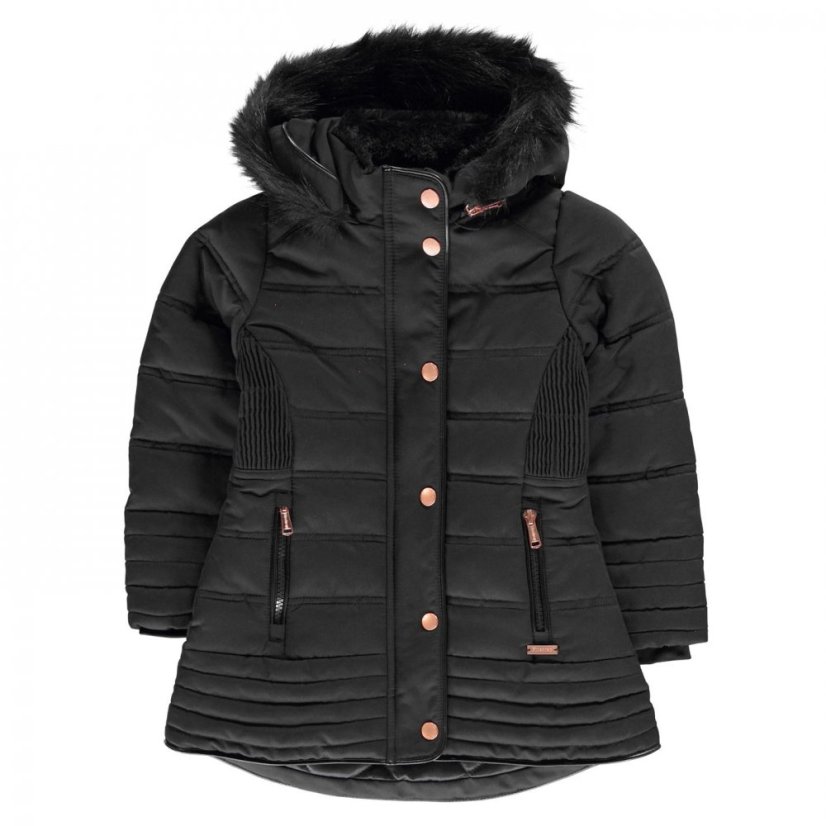 Firetrap Firetrap Bubble Jacket for Girls Black