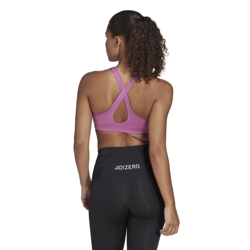 adidas Fastimpact Luxe Run High Impact Sports Bra Womens Sepuli/Black