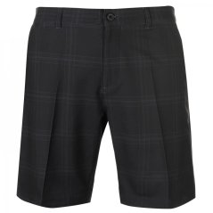 Slazenger Check Golf pánské šortky Charcoal