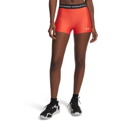 Under Armour Women's Heatgear Performance Gym Shorts Venom Red/White