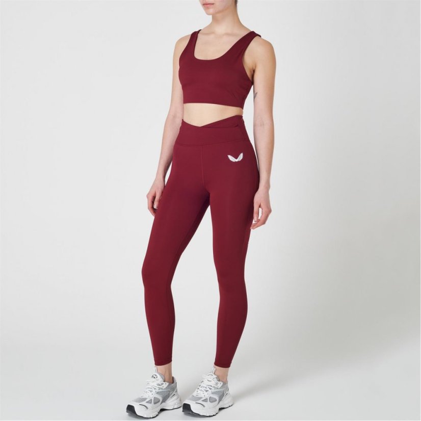 Castore Line Sports Bra Bordeaux