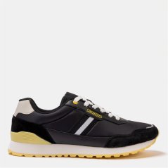 Kappa DR Trainers Mens Black/Yellow