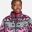 Nike Graphic Womens Puffer Jacket Black/Pink