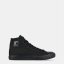 SoulCal Canvas High Trainers Mens Black/Black