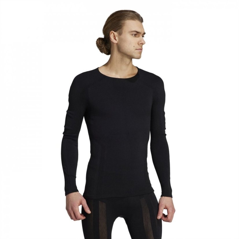 adidas Drynamo Long Sleeve Training pánske tričko Black