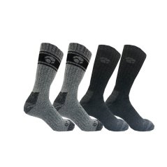 Gelert 4Pk Cold Weather Wool Blend Crew Socks Mens Assorted
