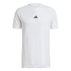 adidas Seamless Tennis Tee Pro White