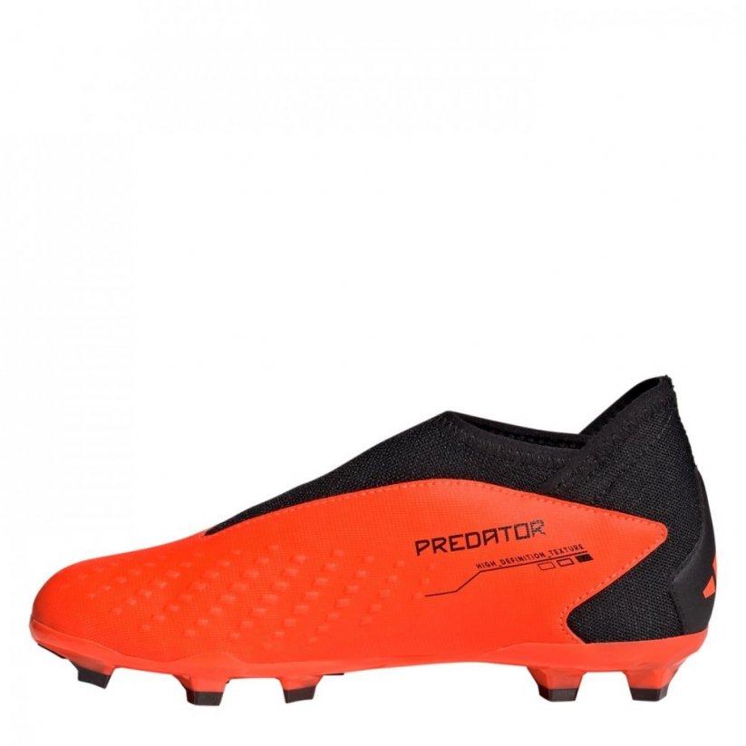 adidas Predator Accuracy .3 Junior Firm Ground Football Boots Orange/Black