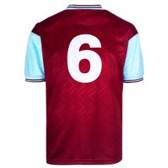 Score Draw West Ham United Retro Home Shirt 1994 Claret/Blue