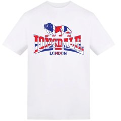 Lonsdale Printed Logo Tee White 1