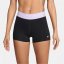Nike Pro Three Inch Shorts Womens Black/Lilac