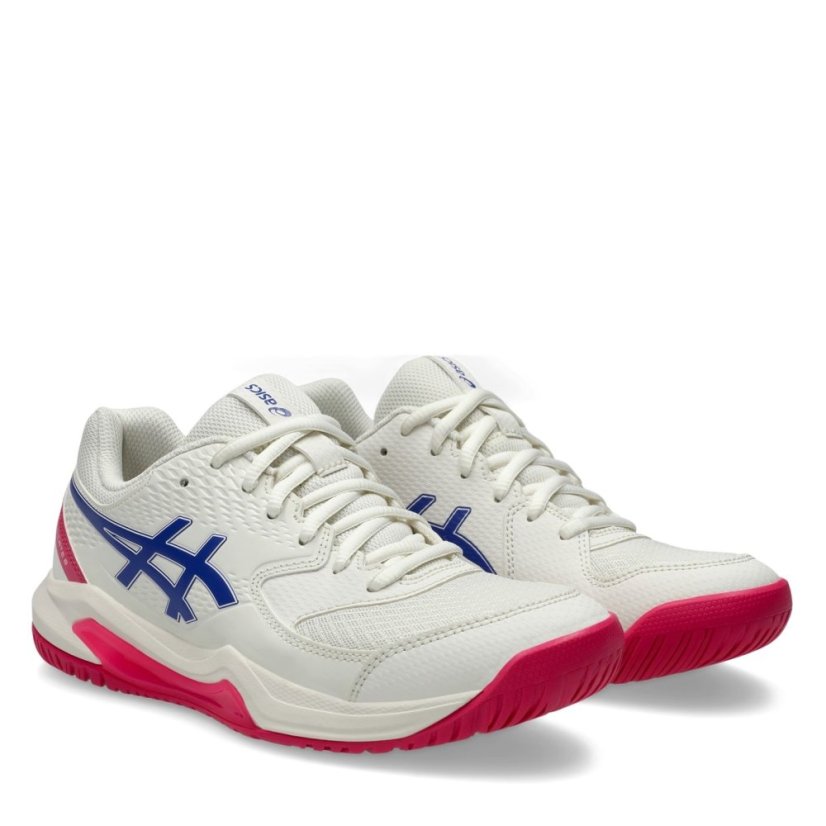 Asics Gel-Dedicate 8 Tennis Shoes Womens Crm/Dk Cobalt