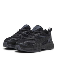 Puma Unisex Kids' Morphic Base Low-Top Trainers Black/Grey