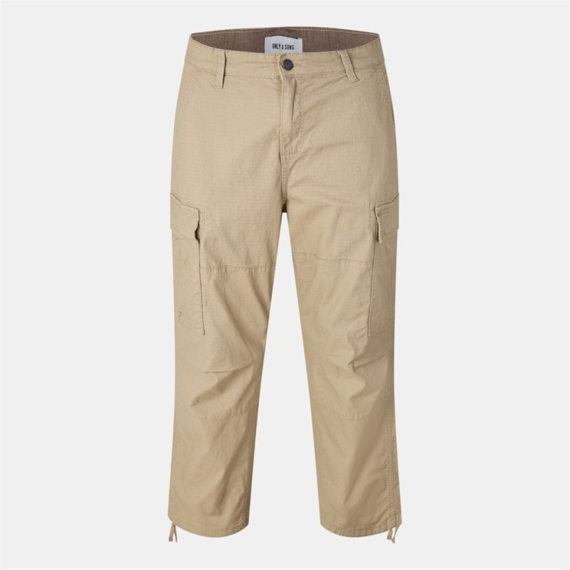 Only and Sons Men's Cargo Trousers Brown