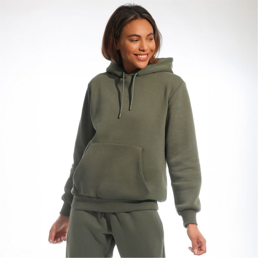 Light and Shade Pullover Hoodie dámská mikina Army