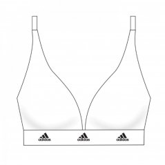 adidas Active Comfort Cotton Padded Bralette White
