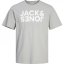 Jack and Jones 5-Pack Short Sleeve pánské tričko White/Grey/Khaki/Navy/Black