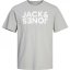 Jack and Jones 5-Pack Short Sleeve pánske tričko White/Grey/Khaki/Navy/Black