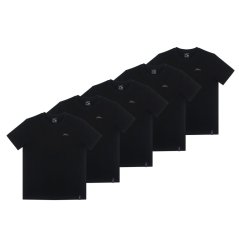 Fabric 5pack T-Shirts Black